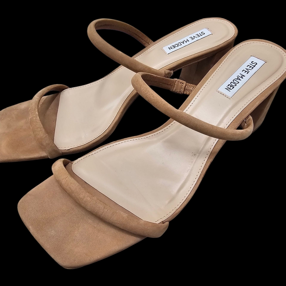 Steve Madden Brown Strappy Heels